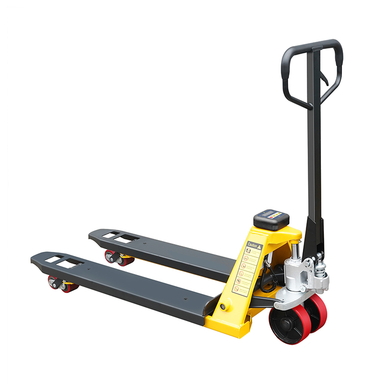 Mini manual weighing pallet truck