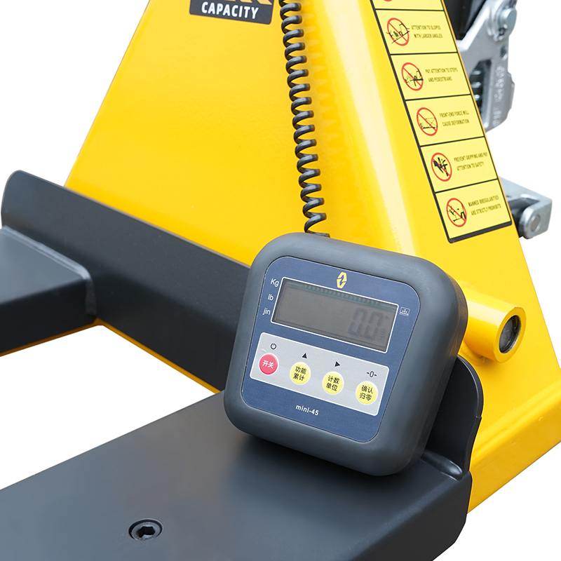 Mini manual weighing pallet truck