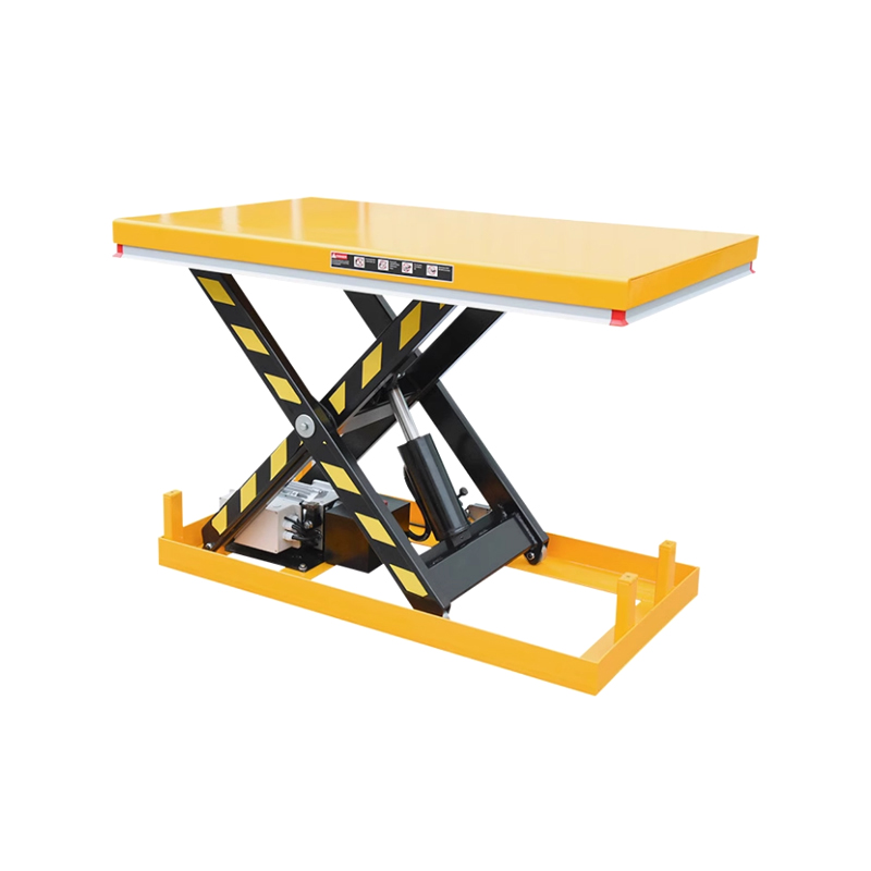 Nakapirming elevator platform